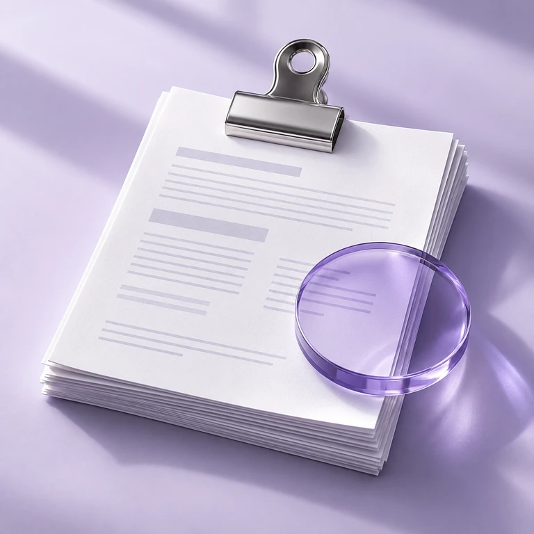 Clearsum illustration for Keep the evidence close to the task.